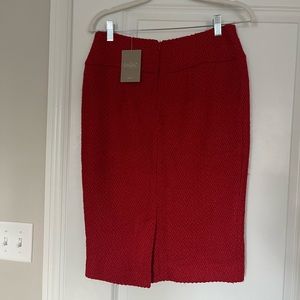 ANTHROPOLOGIE MOULINETTE SOEURS WOOL PENCIL SKIRT size 4